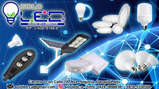 tiendas para comprar pantallas lamparas barquisimeto SOLO LED, C.A. - Iluminación Led y Materiales Eléctricos.