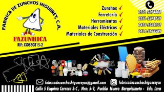 tiendas albanil barquisimeto Fábrica de Zunchos Higuerey C.A.