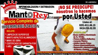 tiendas para comprar impermeabilizaciones barquisimeto Impermeabilizadora y Distribuidora Manto Rey, C.A.