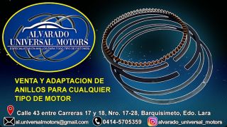 tiendas para comprar carro herramientas barquisimeto ANILLOS UNIVERSAL MOTOR´S