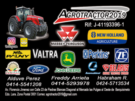 motocultores segunda mano barquisimeto Agrotractor 2019, C.A. - Repuestos Maquinaria Agrícola y Camiones Diésel