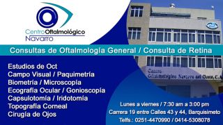 medicos oftalmologia barquisimeto Centro Oftalmológico Navarro Del Oeste C.A.